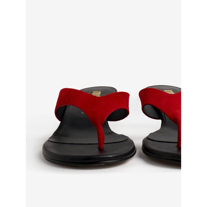 SANDALIAS DE MUJER MUSTANG KITTY ROJO 54142 64463 - Querol online