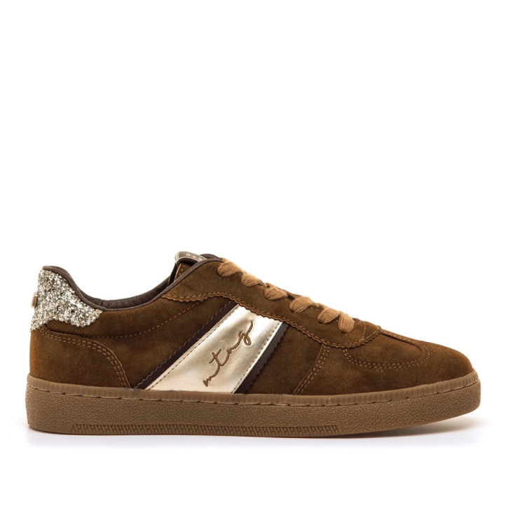 DEPORTIVAS DE MUJER MUSTANG ROY MARRON 60860 63542 - Querol online