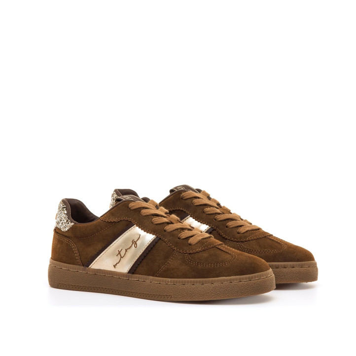 DEPORTIVAS DE MUJER MUSTANG ROY MARRON 60860 63542 - Querol online