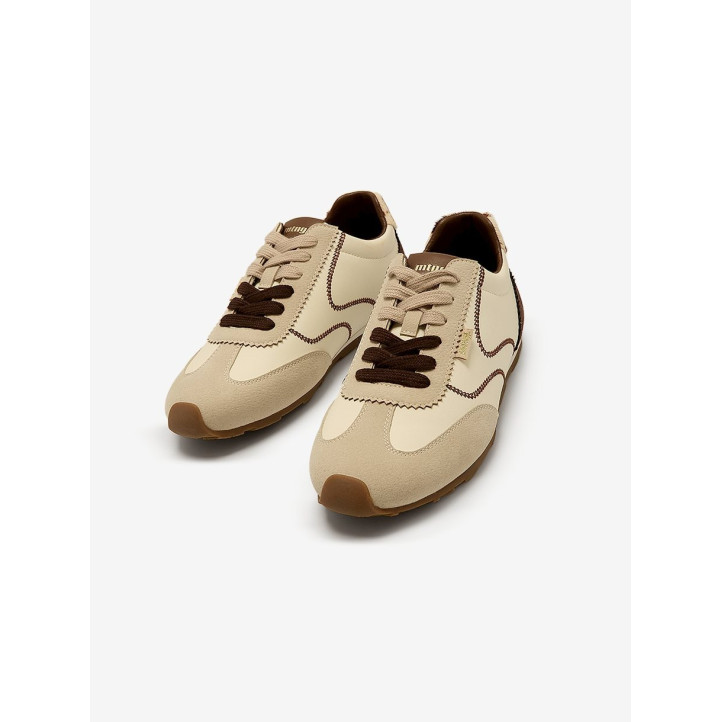 DEPORTIVAS DE MUJER MUSTANG JANET BEIGE 60951 63554 - Querol online