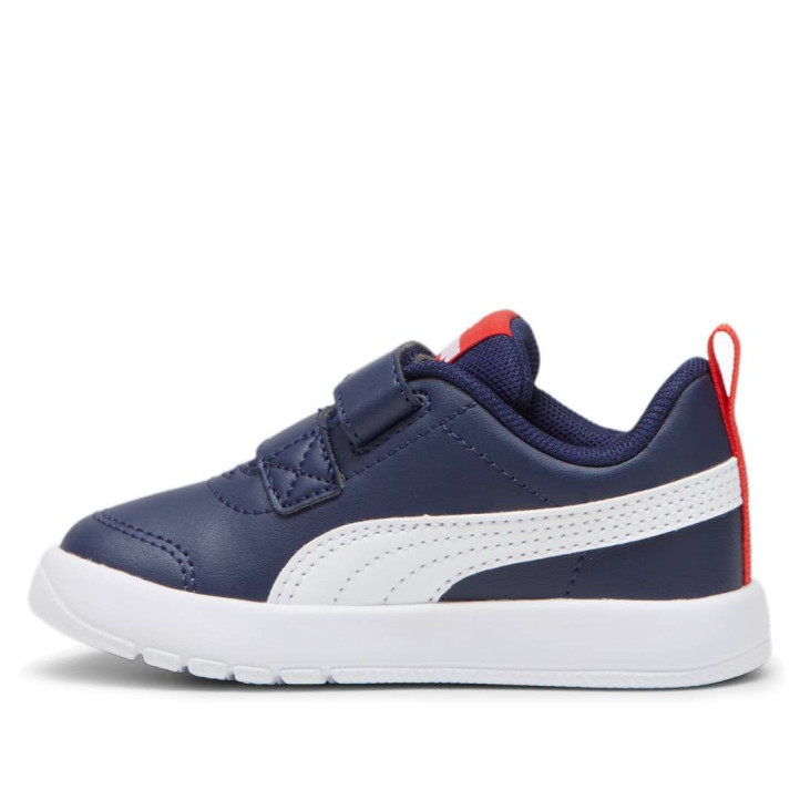 Sabatilles esport Puma Courtflex V3 blau marí amb velcro per a nens - Querol online
