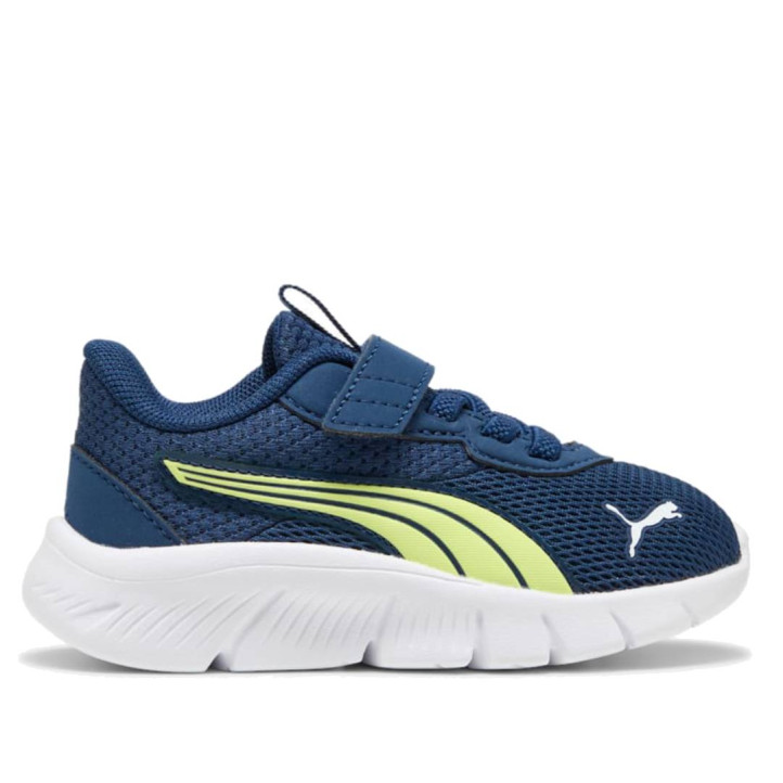 Sabatilles esport Puma Courtflex V3 blau marí amb velcro per a nens - Querol online