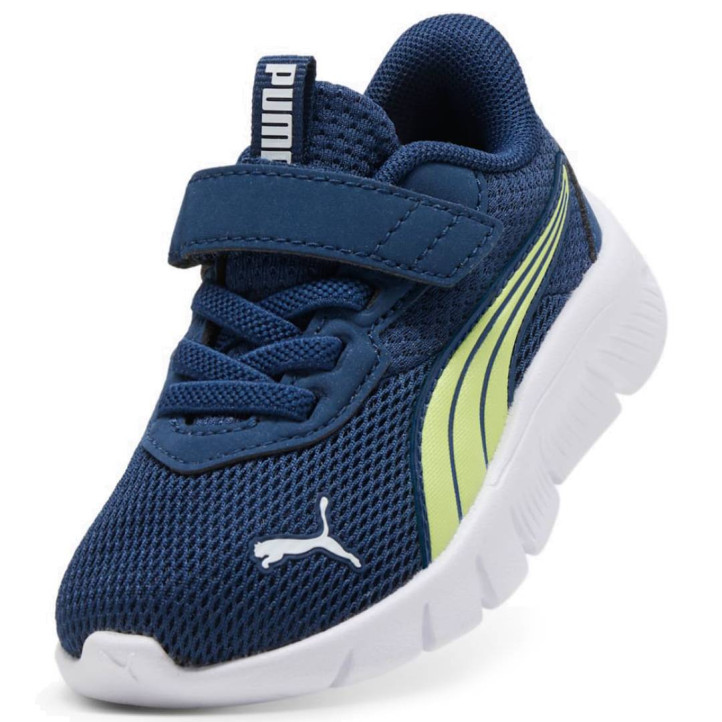 Sabatilles esport Puma Courtflex V3 blau marí amb velcro per a nens - Querol online
