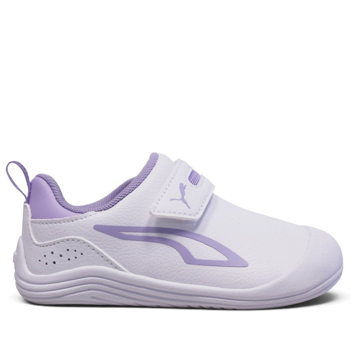 Zapatillas deporte Puma Kitten SL V blancas y lilas para niños - Querol online