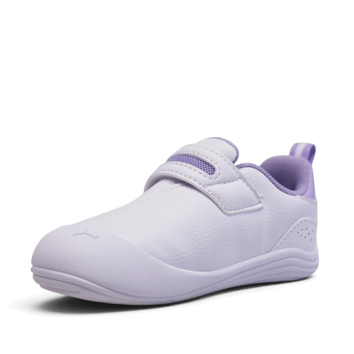 Zapatillas deporte Puma Kitten SL V blancas y lilas para niños - Querol online