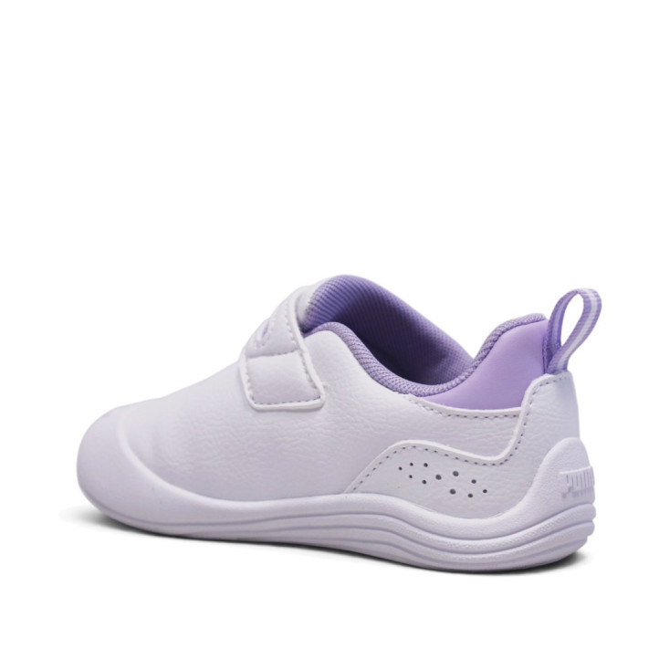 Zapatillas deporte Puma Kitten SL V blancas y lilas para niños - Querol online