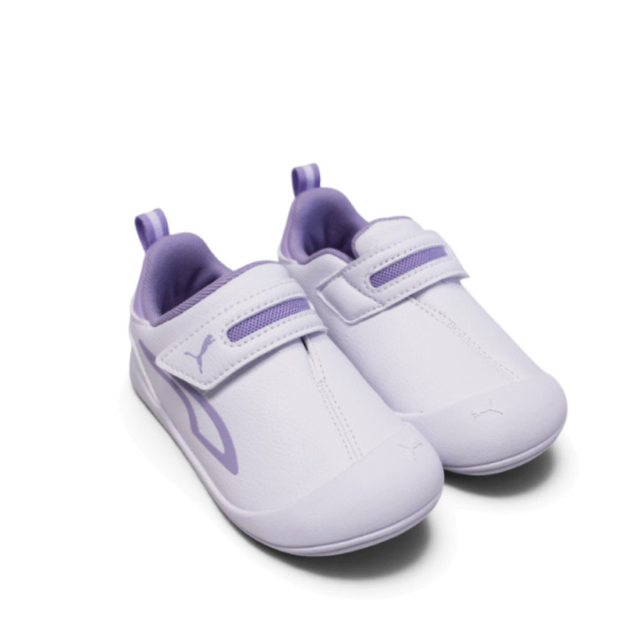 Sabatilles esport Puma Kitten SL V blanques i liles per a nena - Querol online