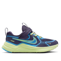 Zapatillas deporte Nike Cosmic Runner azules y lima para niños