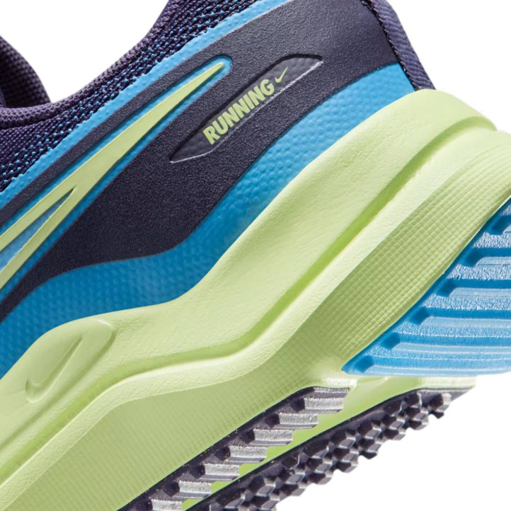 Zapatillas deporte Nike Cosmic Runner azules y lima para niños - Querol online