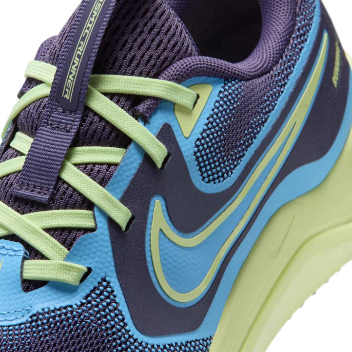 Zapatillas deporte Nike Cosmic Runner azules y lima para niños - Querol online
