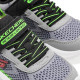 Zapatillas deporte Skechers S-Lights Meteor-Lights 2.0 gris y verde para niño - Querol online