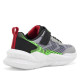 Zapatillas deporte Skechers S-Lights Meteor-Lights 2.0 gris y verde para niño - Querol online