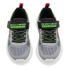 Zapatillas deporte Skechers S-Lights Meteor-Lights 2.0 gris y verde para niño