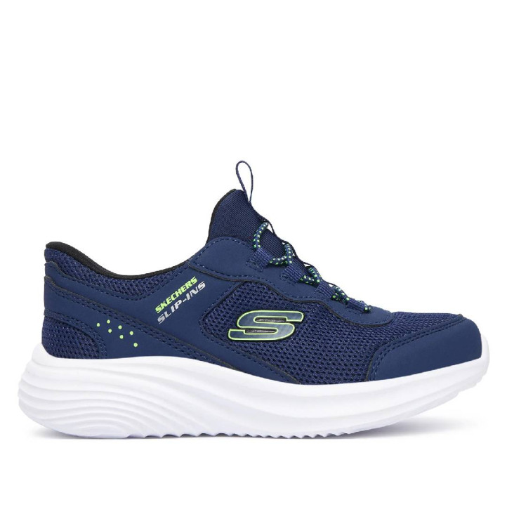 Sabatilles esport Skechers Slip-ins Bounder Pro blau marí per a nens - Querol online