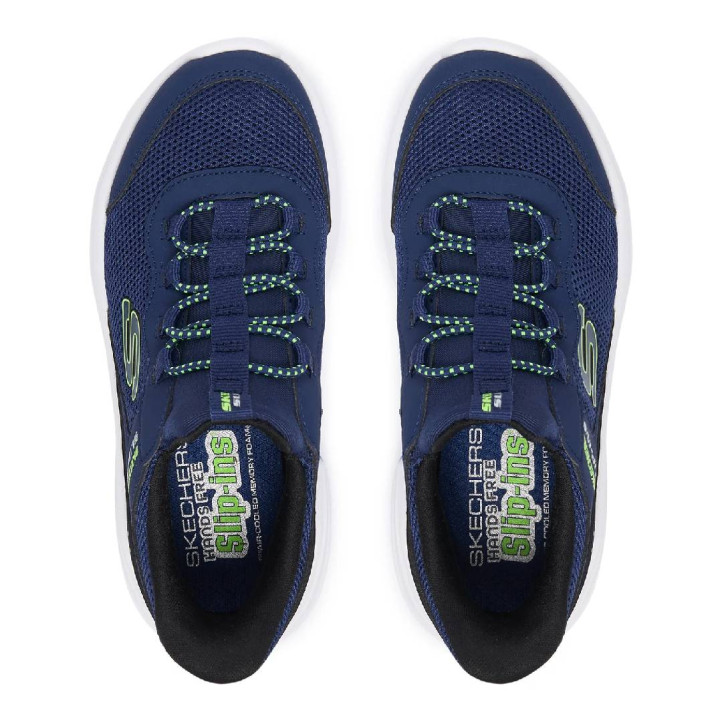 Sabatilles esport Skechers Slip-ins Bounder Pro blau marí per a nens - Querol online