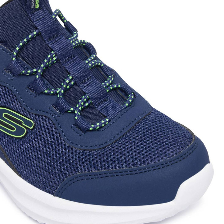 Zapatillas deporte Skechers Slip-ins Bounder Pro azul marino para niños - Querol online