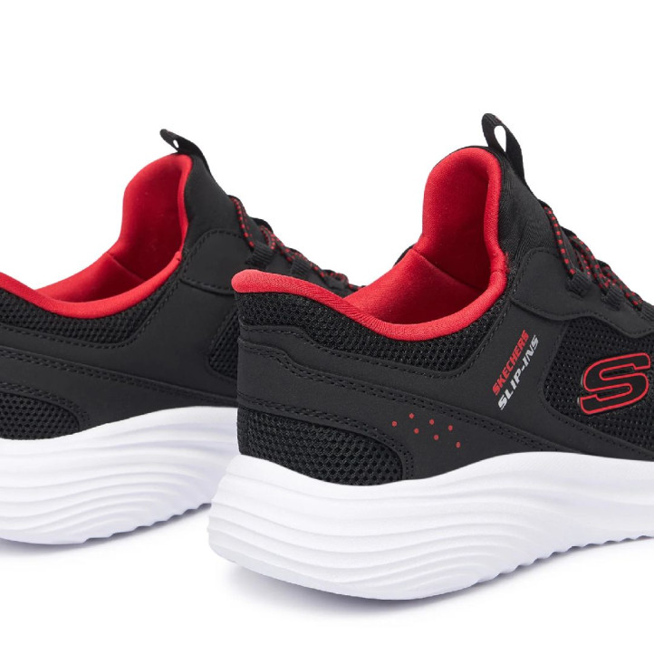 Zapatillas deporte Skechers Slip-ins Bounder Pro negras para niños - Querol online