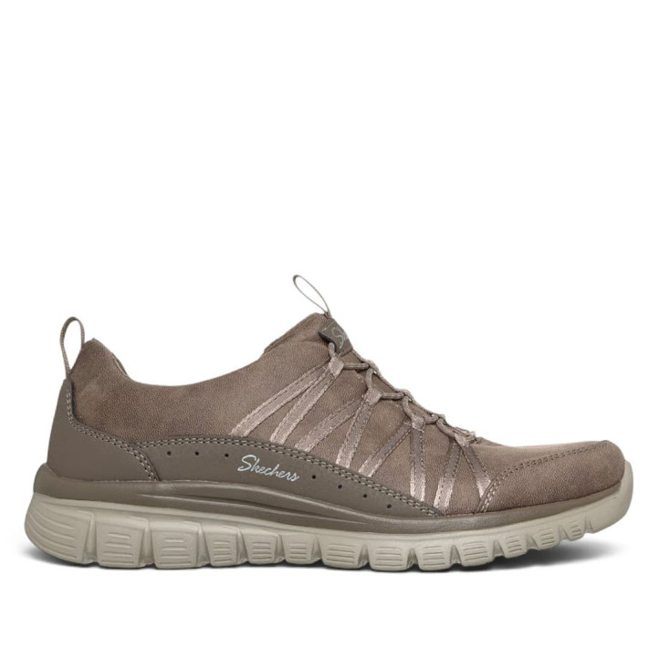 Zapatillas deportivas Skechers Graceful Cozy Hug taupe para mujer - Querol online