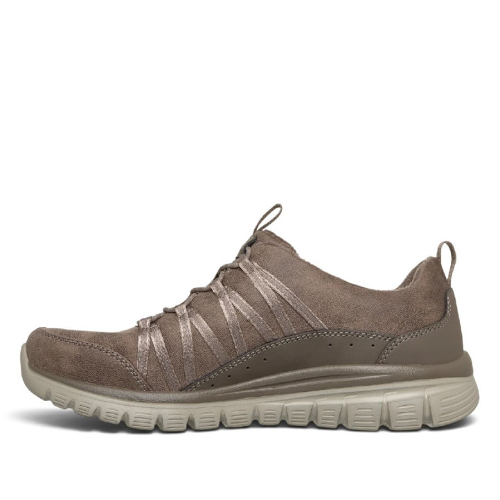 Zapatillas deportivas Skechers Graceful Cozy Hug taupe para mujer - Querol online