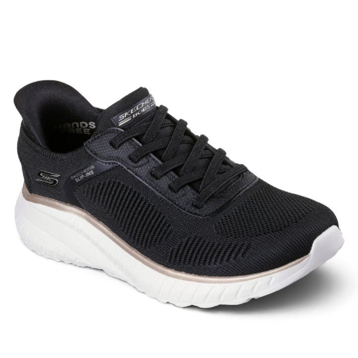 Zapatillas deportivas Skechers Slip-ins BOBS Sport Squad Chaos negras para mujer - Querol online