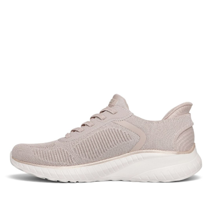 Zapatillas deportivas Skechers Slip-ins BOBS Sport Squad Chaos beige para mujer - Querol online