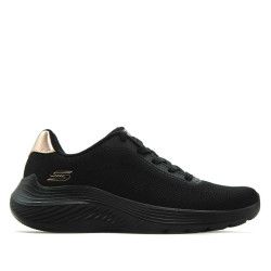 Zapatillas deportivas Skechers BOBS Squad Waves negras para mujer - Querol online