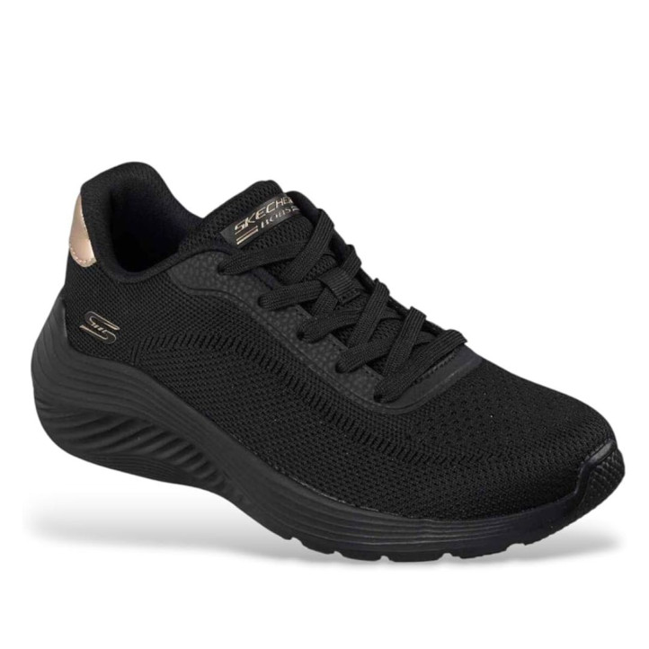 Zapatillas deportivas Skechers BOBS Squad Waves negras para mujer - Querol online