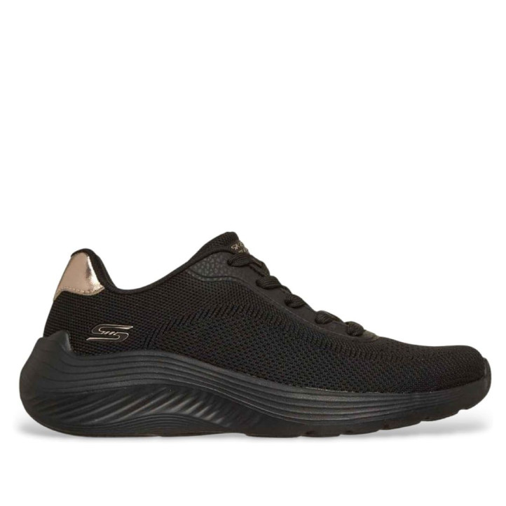 Zapatillas deportivas Skechers BOBS Squad Waves negras para mujer - Querol online