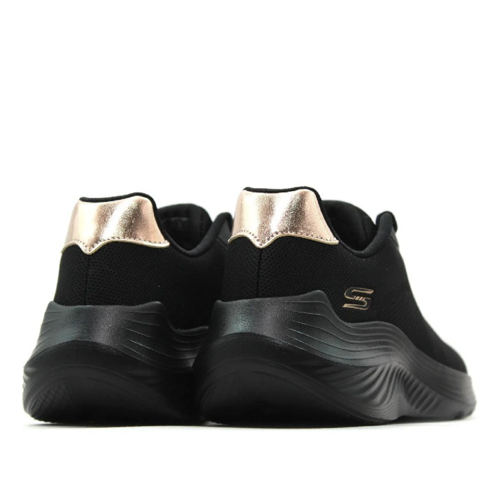 Zapatillas deportivas Skechers BOBS Squad Waves negras para mujer - Querol online