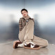 Zapatillas Victoria barefoot Olmo Serraje & Contraste chocolate unisex - Querol online