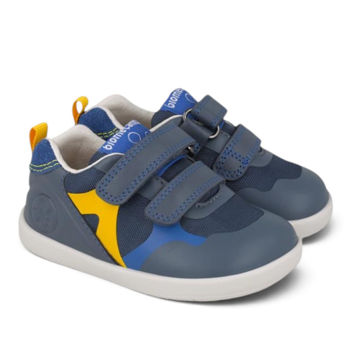 Zapatos Biomecanics barefoot primeros pasos azules para niño - Querol online