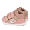 Zapatos Biomecanics barefoot primeros pasos rosa con lentejuelas para niña