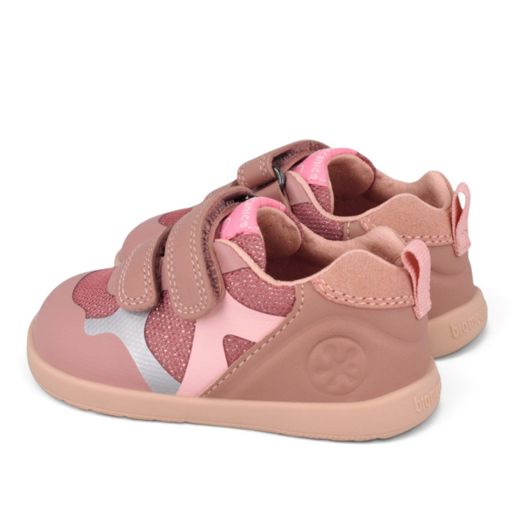 Zapatos Biomecanics barefoot primeros pasos rosa para niña - Querol online