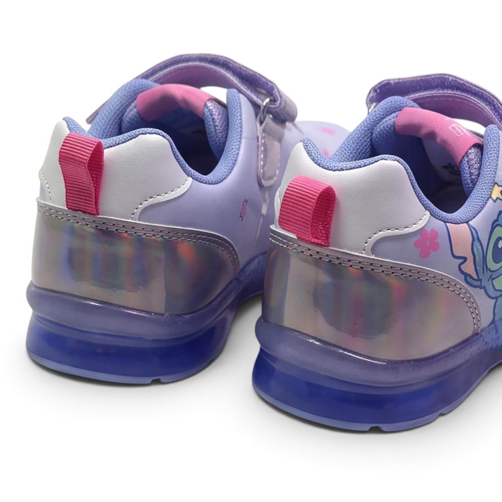 Zapatillas Cerda Stitch con luz para niña en lila - Querol online
