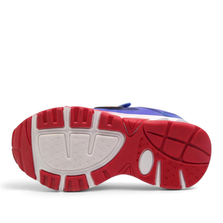 Zapatillas Cerda FC Barcelona con velcro para niño en azul y rojo - Querol online