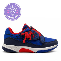 Zapatillas Cerda Spider-Man con luces para niño en azul y rojo - Querol online