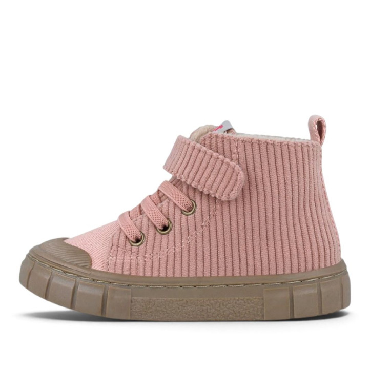 Botins Garvalin barefoot Garvalín HOP HOP de pana rosa per a nena - Querol online