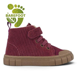 Botins Garvalin barefoot HOP HOP de pana morada