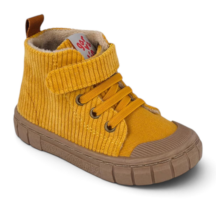 Botins Garvalin barefoot HOP HOP de pana groga - Querol online