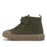 Botines Garvalin barefoot HOP HOP de pana verde kaki