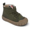Botins Garvalin barefoot HOP HOP de pana verd caqui