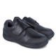 Zapatos colegiales Garvalin de piel negros con velcro - Querol online