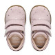 Botines Geox Macchia Girl de ante rosa con velcro - Querol online