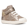 Botines Geox Gisli Girl beige metalizado con velcro