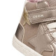 Botines Geox Gisli Girl beige metalizado con velcro - Querol online