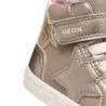 Botines Geox Gisli Girl beige metalizado con velcro