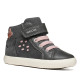 Botines Geox Gisli Girl gris oscuro con velcro - Querol online