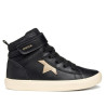 Botines Geox Gisli Girl negros con estrella dorada