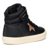 Botines Geox Gisli Girl negros con estrella dorada