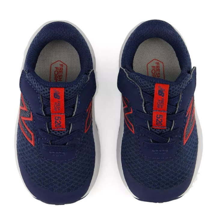 Zapatillas deporte New Balance 520 V9 infantiles azul marino y rojo - Querol online